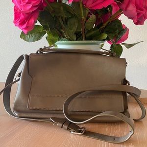 All Saints crossbody leather bag original color “mink”